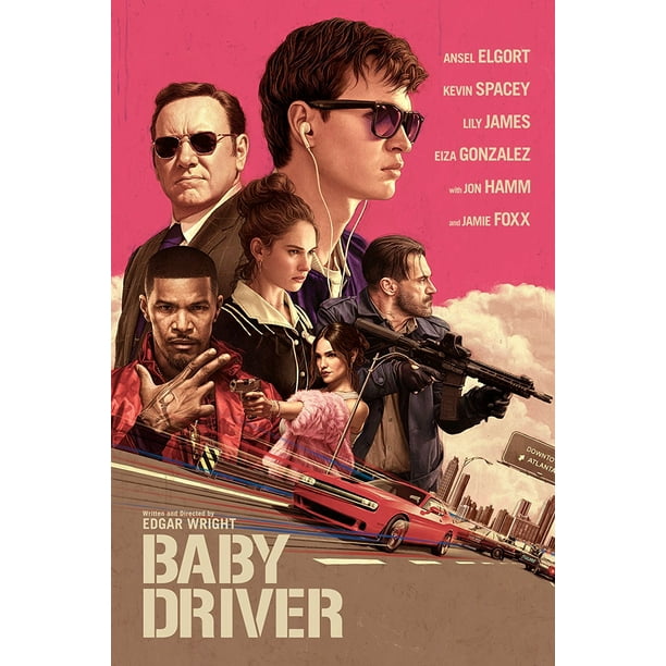 3XL NEW BABY DRIVER MOVIE POSTER  T-SHIRT SIZES FROM MED